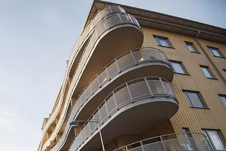 Mesanseglet på Öster Mälarstrand i Västerås