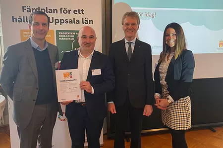 Gyproc har tecknat hållbarhetslöfte med Länsstyrelsen i Uppsala län