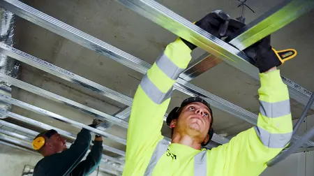 Gyproc GK-system för nedpendlat undertak