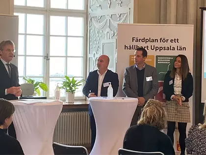 Inför 2022 tecknade Gyproc ett Hållbarhetslöfte med Uppsala län. Inom ramen för Hållbarhetslöftet hade Gyproc definierat ett antal åtgärder för minskad klimatpåverkan.Idag är redan 9 av 11 åtaganden uppfyllda.