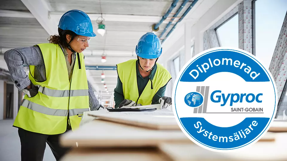 Diplomerad Gyproc Systemsäljare