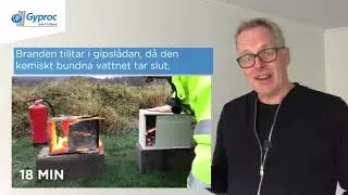 Skillnad vid brand i gipsskivor och träskivor - Gyproc Teknisk support förklarar. thumbnail